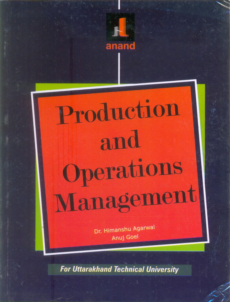 MB207 PRODUCTION AND OPERATIONS MANAGEMENT